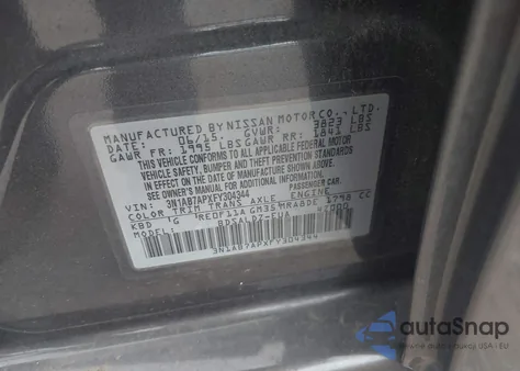 2015 Nissan Sentra Sv from USA, damaged, VIN 3N1AB7APXFY304344
